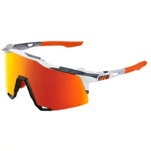 Lunettes 100% SPEEDCRAFT Soft Tact Gris Blanc pas cher