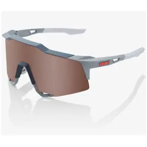 100percent Lunettes 100% Speedcraft gris clair avec verres Hiper marron pas cher