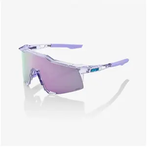 100% Lunettes 100 speedcraft violet translucide verre hiper miroir violet pas cher