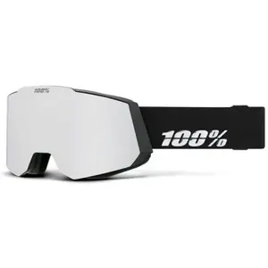 100percent 100% Snowcraft HiPER - Masque ski Black / Silver HiPER Silver Mirror pas cher
