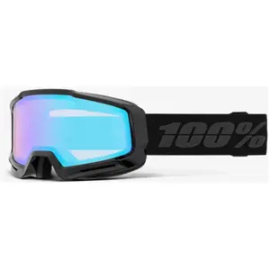 100percent 100% Okan HiPER - Masque ski Black / Turquoise HiPER Turquoise Mirror pas cher