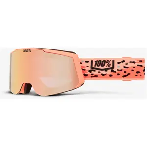 100% Snowcraft S HiPER - Masque ski Safari HiPER Peach Mirror pas cher