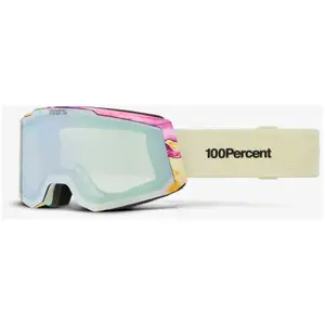 100% Snowcraft S HiPER - Masque ski Silencio HiPER Silver Flash Mirror pas cher