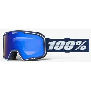 100% - Valnor - Masque ski Indigo - Mirror Blue Cat 2 pas cher