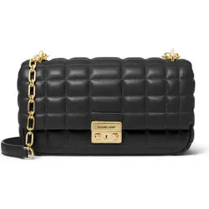 Comparateur de prix : Michael Kors LG Conv Chain Shldr, Hand Bag Women, Noir, Taille Unique