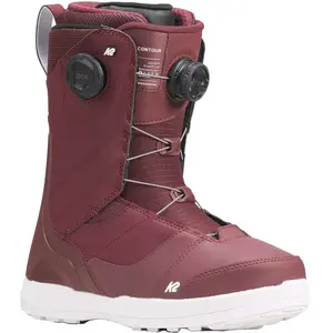 K2 Snowboard - Boots de snowboard all-mountain - Contour Maroon pour F... pas cher