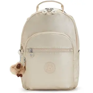 Kipling Sac À Dos Seoul S Starry Gold Metallic Doré Petit Femme 100% P... pas cher