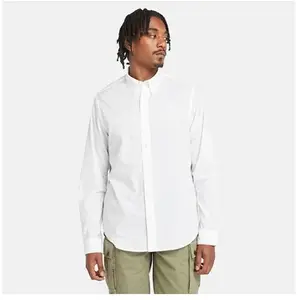 Timberland Chemise à Manches Longues Solid Poplin pas cher