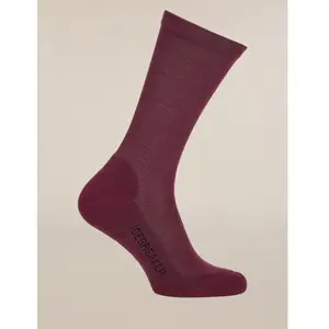 icebreaker - Lifestyle Light Crew - Chaussettes en laine mérinos femme Dk Berry - M (38 - 40) pas cher