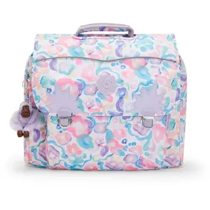 Kipling Sac À Dos Iniko Aqua Flowers Imprimé Standard Femme 100% Recycled Polyester pas cher