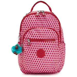kipling Back To School Print Seoul Backpack S Starry Dot Prt [209872] ... pas cher