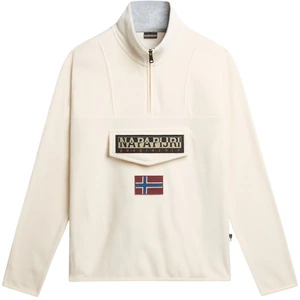 Napapijri Polaire À Fermeture Demi Zippée Burgee blanc 3XL pas cher