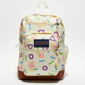 Jansport - Sac à dos Cool Student memphis neon ivoire - 43.5x31x20.5 c... pas cher