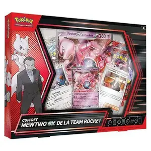Comparateur de prix : COFFRET MEWTWO EX DE LA TEAM ROCKET / CARTE POKEMON VF