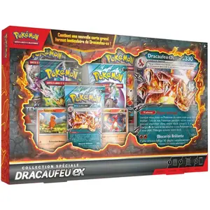 Comparateur de prix : COLLECTION SPECIALE DRACAUFEU EX / CARTE POKEMON VF