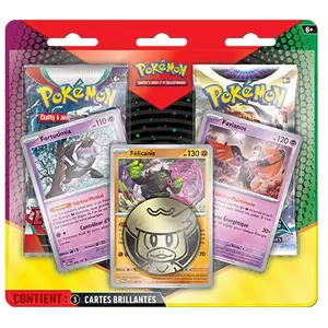ASMODEE Cartes à collectionner Pokémon Pack 2 boosters et 3 Cartes pas cher