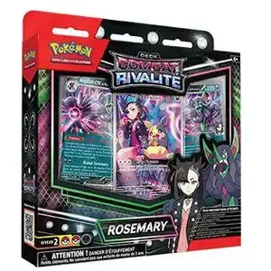 Asmodee BUNDLE DECK COMBAT RIVALITES PIERRE + ROSEMARY / CARTE POKEMON VF pas cher
