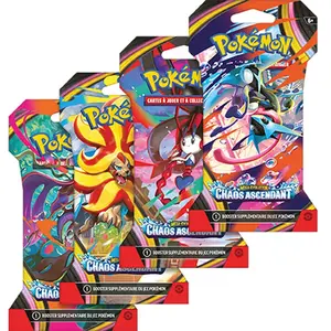 Comparateur de prix : Booster Blister Méga-Évolution Chaos Ascendant - Pokémon FR