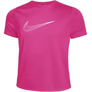 Nike Girl's Shirt G NK DF One SS Top Gx, Fireberry/White, DD7639-615, S pas cher