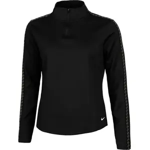 Nike Therma-FIT One Half-Zip Maillot De Course Femmes-Noir, Taille XL pas cher