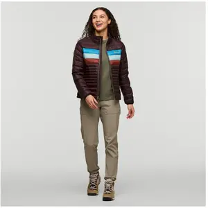Cotopaxi Fuego Down Jacket - Doudoune femme Coffee Stripes XL pas cher