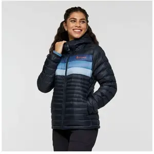 Cotopaxi - Fuego Down Hooded Jacket - Doudoune femme Carbon Stripes - ... pas cher