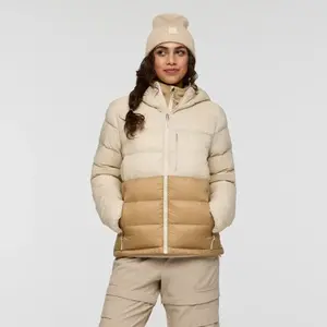Cotopaxi Femme Fuego Max Down Hoodie Veste, cream and khaki, L