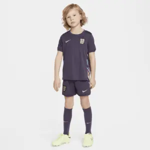 Ensemble 3 pièces replica Nike Football Angleterre 2024/25 Stadium Extérieur pour enfant - Pourpre XL FJ1590-573 pas cher
