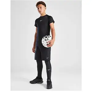 Comparateur de prix : Nike - Kid's Pro Dri-Fit Short-Sleeve Top - T-shirt technique taille S, noir