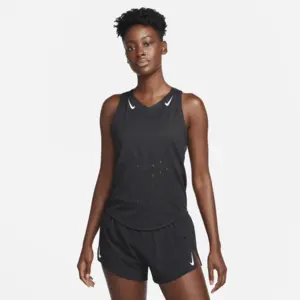 Maillot de running Dri-FIT ADV Nike AeroSwift pour femme - Noir XXS FN2504-010 pas cher