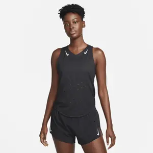 Maillot de running Dri-FIT ADV Nike AeroSwift pour femme - Noir XL (FR... pas cher