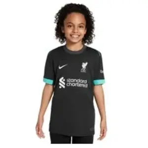 Nike Maillot Extérieur Liverpool FC 2024/25 Junior - Green, Green 13-1... pas cher
