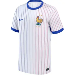 Nike Maillot Equipe De France Away Euro 24 (Replica) blanc S pas cher