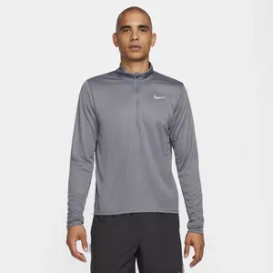 Nike Haut d'Entraînement Pacer 1/2 Zippé Homme - Smoke Grey, Smoke Grey M pas cher