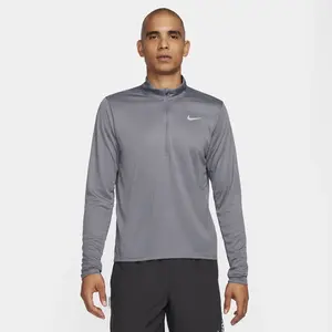 Nike Haut d'Entraînement Pacer 1/2 Zippé Homme - Smoke Grey, Smoke Grey L pas cher