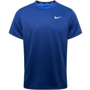 Nike Dri-Fit Miler Maillot De Course Hommes - Bleu, Taille XL pas cher