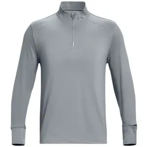 Comparateur de prix : Sweatshirt - UNDER ARMOUR - Qualifier Run Half Zip - Manches longues - Col montant - Gris