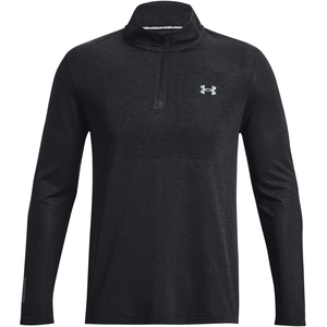 Under Armour Seamless Stride 1/4 Zip Homme Noir pas cher