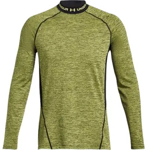 Under Armour T-shirt Coldgear Twist Mock jaune LVendu paramazon