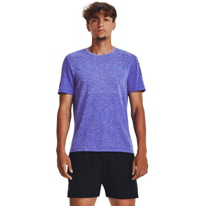 Under Armour Maillot sans coutures Stride bleu L pas cher