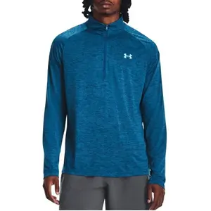 Under Armour Ua Tech 2.0 1/2 Zip bleu M pas cher