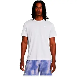 Under Armour Short-Sleeves UA LAUNCH SHORTSLEEVE - White, White S pas cher
