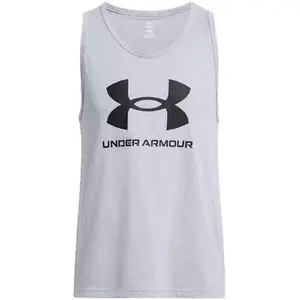 Débardeur Under Armour Sporstyle Logo Argenté XL 1382883-035 pas cher