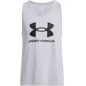 Débardeur Under Armour Sporstyle Logo Argenté M 1382883-035 pas cher
