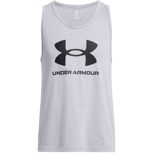 Débardeur Under Armour Sporstyle Logo Argenté L 1382883-035 pas cher