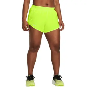 Under Armour UA Fly-By Short - Short running femme High Vis Yellow M pas cher
