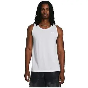 Under Armour Launch Singlet Top De Course Hommes - Blanc, Taille S pas cher