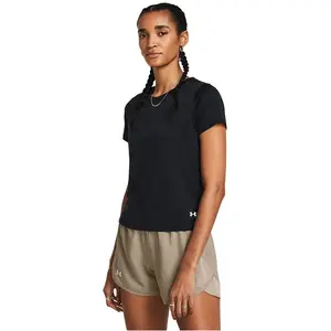 Under Armour Streaker SS Maillot De Course Femmes - Noir, Taille XL