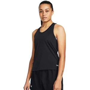 Under Armour Streaker Singlet Top De Course Femmes - Noir, Taille XL