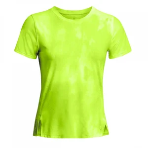 Under Armour Laser Wash SS Maillot De Course Femmes - Jaunes Fluo, Taille L pas cher